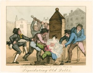 1826年の古い借金の清算 作： English School