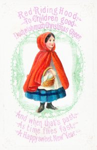赤ずきんちゃん、クリスマスカード 作： English School