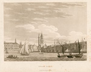 ロンドン橋、1799 作： English School