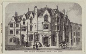 ロンドン・アンド・カウンティー・バンク、ケンブリッジ、Messrs F and H Francis, Architects (e.g. engraving) 作： English School