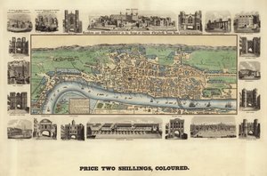 エリザベス1世の時代のロンドンとウェストミンスター 作： English School