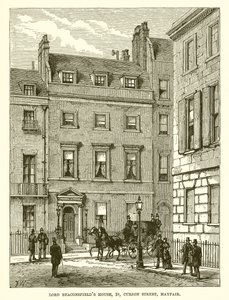 Lord Beaconsfields House、19、カーゾンストリート、メイフェア