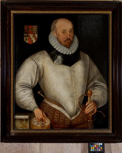 ヘンリー・シーモア卿、1590年頃（パネルに油彩） 作： English School