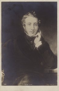 リットン卿（1803-1873）イギリスの政治家、小説家、詩人、劇作家（リトグラフ）