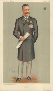 ウェンロック卿、マドラス、1893年1月28日、バニティフェア漫画 作： English School