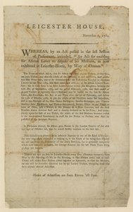 アシュトンレバー博物館の廃棄のための宝くじ、1784 作： English School