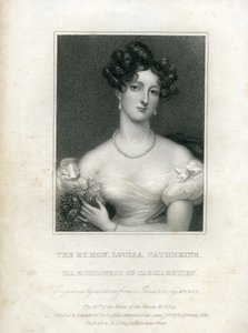 ルイーザ・キャサリン・オズボーン、リーズ公爵夫人、カーマーゼンの行進、1830 作： English School