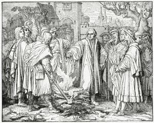 1520年、1882年のルーサー・バーンズ・ザ・ポープスブル 作： English School