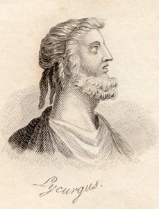 1825年に公開された &39;クラブの歴史辞典&39;のLycurgus