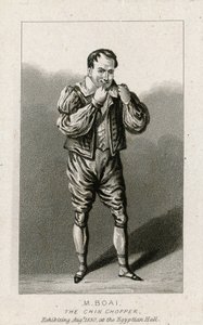 あごチョッパーMボアイ。 1830年8月、エジプトのホール 作： English School