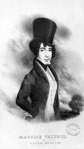 マクヒース船長としてのヴェストリス夫人、1833年