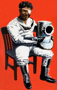 ダイビングコスチュームの男