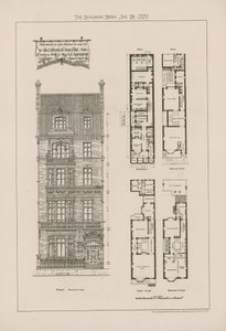 後部に厩舎があるマンション 作： English School