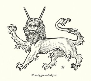 Mantygre, Satyral (the engraving) 作： English School