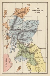 地図アルバン王国（カラーリトグラフ） 作： 英語学校