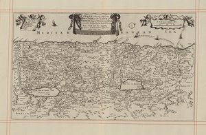 カナン、または聖地の地図（エングレーヴィング） 作： English School