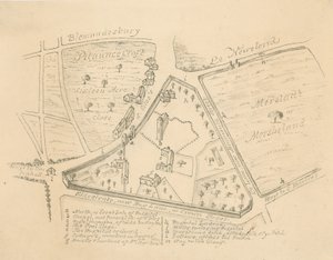 ロンドンのセントジャイルズ教区の地図