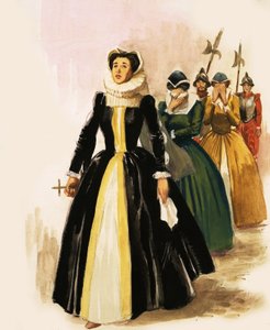 スコットランドのメアリー女王 作： English School