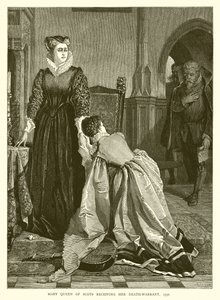 死刑囚を受け取るスコットランドのメアリー女王、1557 作： English School