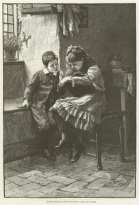 メアリーは彼の合計で彼女の兄弟を助けました 作： English School
