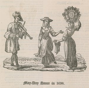 1698年のメーデーダンス 作： English School