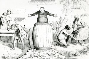 マックリーンズの似顔絵の月刊シート、または見開きガラス、トーマス・マクリーンが発行、1832年にロバート・シーモアが印刷 作： English School