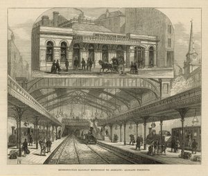 Aldgateへのメトロポリタン鉄道拡張 作： English School