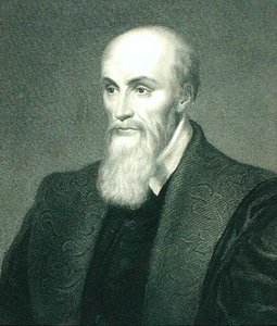 ミシェル・ド・ラトゥール（1507-73）1833年に出版された「肖像画のギャラリー」より（エングレーヴィング） 作： English School