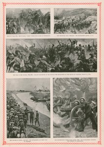 ヴィクトリア女王時代に英国の船員が参加した軍事行動：ズールー戦争、ボーア戦争、スーダンのマディスト派反乱、ボクサーの反乱、アングロ・エジプト戦争（グラビア 作： English School