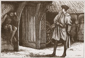 ミロンとルター派、ジェームズエイトケンワイリー（1808-1890）によるパブのプロテスタンティズムの歴史からのイラスト。 1878 作： English School