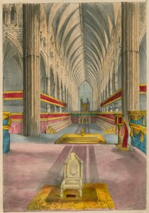 モーガンズウェストミンスター寺院での戴冠式のジオラミックビュー、1838年6月28日、ロンドン