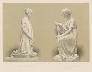 ヴィンチェンツォヴェラによる朝の祈り。ピエトロ・マグニの読書する少女 作： English School