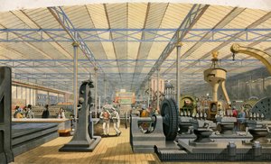 動く機械、素晴らしい展覧会、1851 作： English School