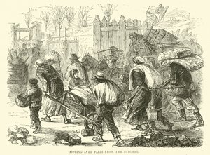 1870年12月、郊外からパリに移動 作： English School