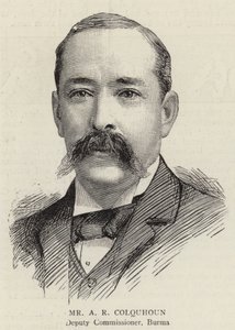 A R Colquhoun氏（彫刻 作： English School