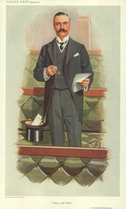 アーチボルドウィリアムソン氏、モレイアンドネアン、1909年12月16日、バニティフェア漫画 作： English School