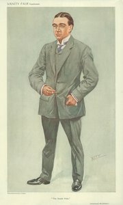 アーネストシャクルトン氏、南極、1909年10月6日、バニティフェア漫画 作： English School
