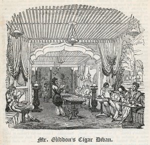 Mr Gliddons Cigar Divan、キングストリート、コヴェントガーデン