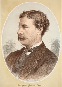 ジェームズ・ゴードン・ベネット氏、パブのJ.ユーイング・リッチーによる「The Pictorial Edition of the Life and Discoveries of David Livingstone」のイラスト。 A. Fullarton＆Co.、1876年 作： English School