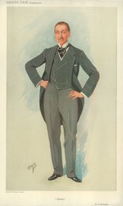 ロバートアームストロングヤーバラ氏、チェスター、1910年4月28日、バニティフェア漫画 作： English School