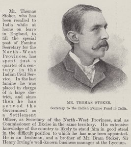 トーマス・ストーカー氏、インドのインド飢饉基金の書記 作： English School