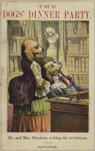招待状を書くブレハイム夫妻 作： English School