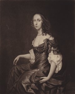 オリヴァー・クロムウェルの長女、アイレトン夫人（ブリジット・クロムウェル）（リトグラフ） 作： English School