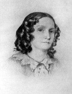 19世紀のジェノヴァで息子が描いたスケッチからのジェンキン夫人 作： English School