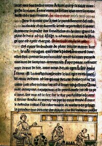 Ms.O.1.20.f.240r 「De Nominibus Hebraicis」（ベラム）より、薬師の工房 作： English School