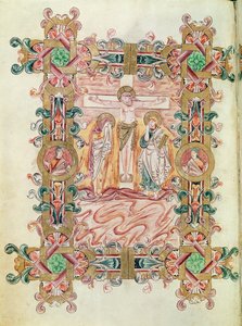 Ms 274（Y-6）fol.71v十字架刑、ジュミエージュのロバート大使、1016年頃