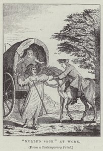 仕事中の "Mulled sack"(彫刻) 作： English School
