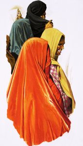 イスラム教徒の女性 作： English School