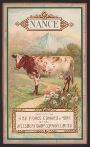 Nance、Aylesbury Dairy Companyの広告 作： English School