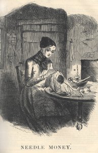ニードルマネー、パンチマガジンのイラスト、1849年12月（ペアについては384762を参照） 作： English School
